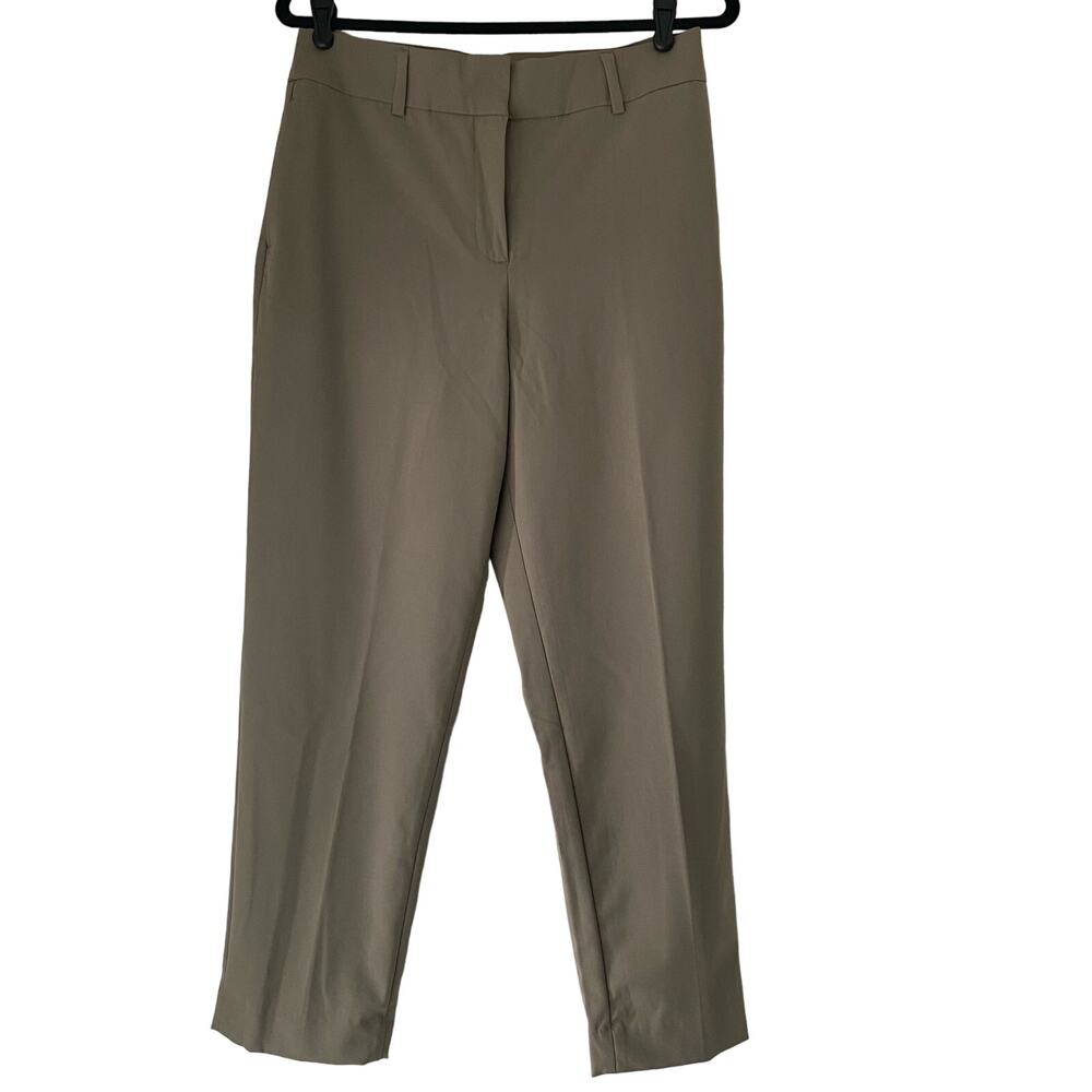 H&M Tapered Leg Slacks Dark Beige Size 6